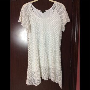 OFF WHITE DRESS/TUNIC SIZE M CAL STYLE U.S.A.